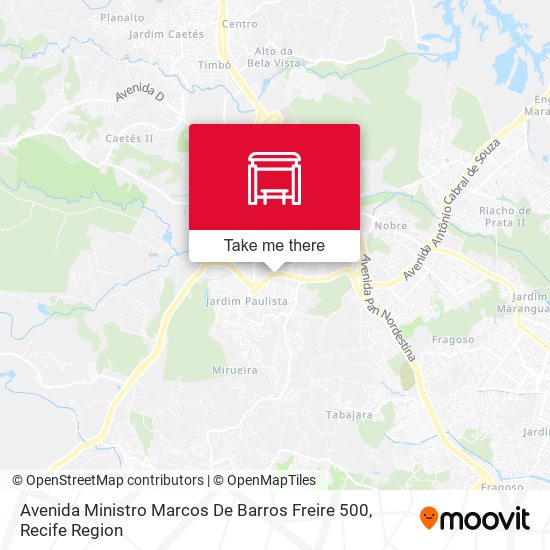 Avenida Ministro Marcos De Barros Freire 500 map