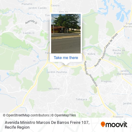 Avenida Ministro Marcos De Barros Freire 107 map