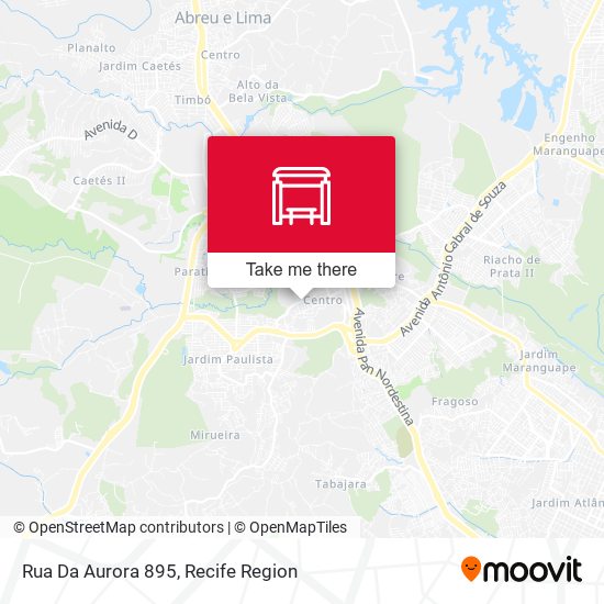 Rua Da Aurora 895 map