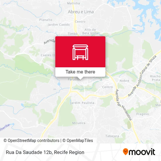 Rua Da Saudade 12b map