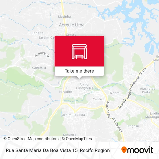 Rua Santa Maria Da Boa Vista 15 map