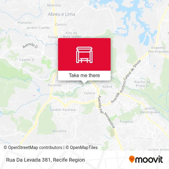 Rua Da Levada 381 map