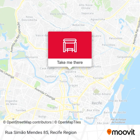 Rua Simão Mendes 85 map