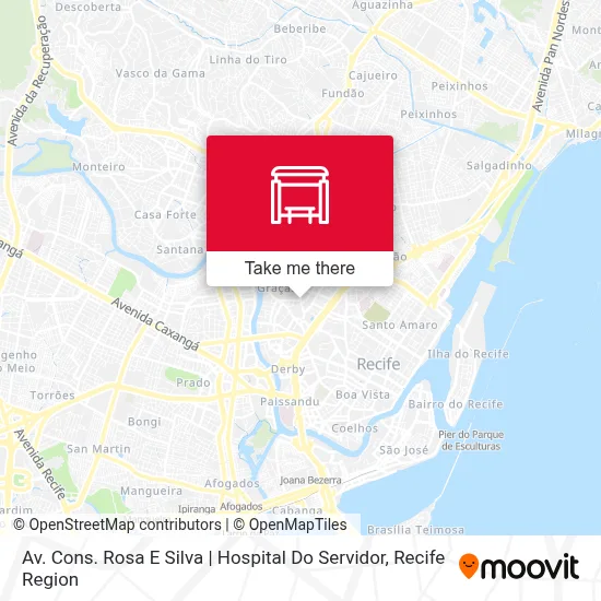 Av. Cons. Rosa E Silva | Hospital Do Servidor map