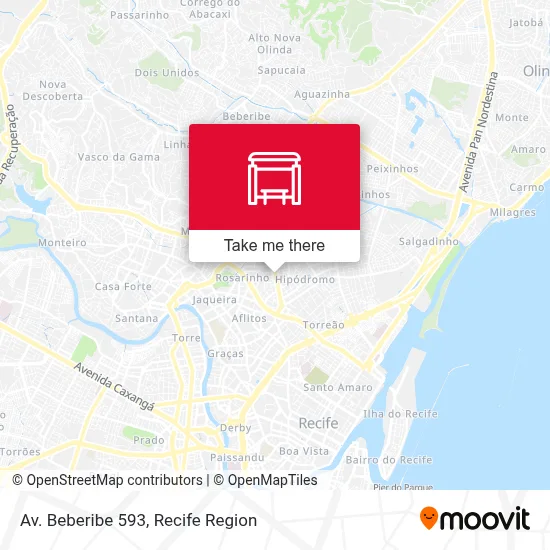 Av. Beberibe 593 map