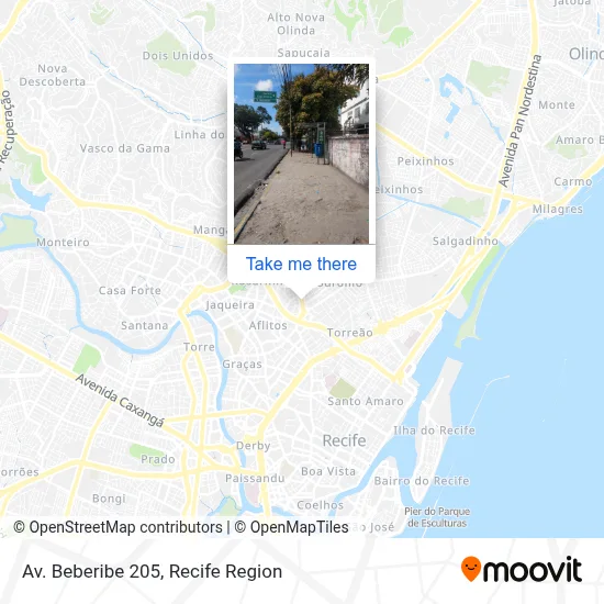 Av. Beberibe 205 map