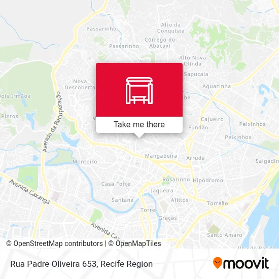 Rua Padre Oliveira 653 map