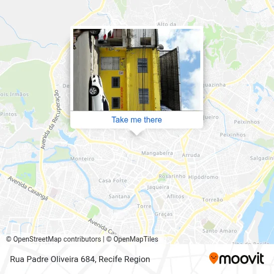 Rua Padre Oliveira 684 map