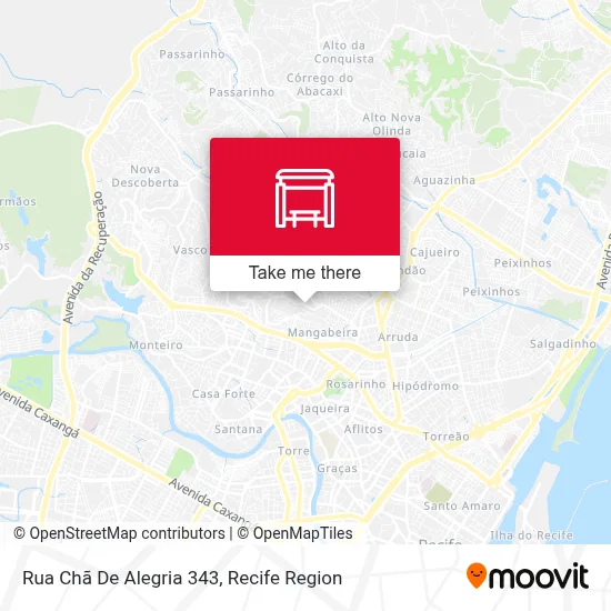 Rua Chã De Alegria 343 map