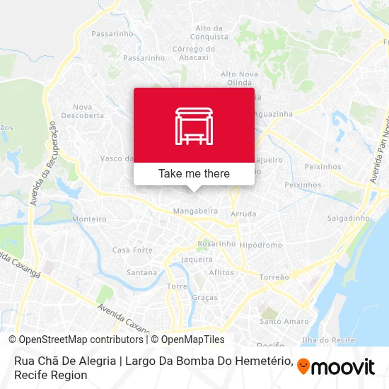 Rua Chã De Alegria | Largo Da Bomba Do Hemetério map