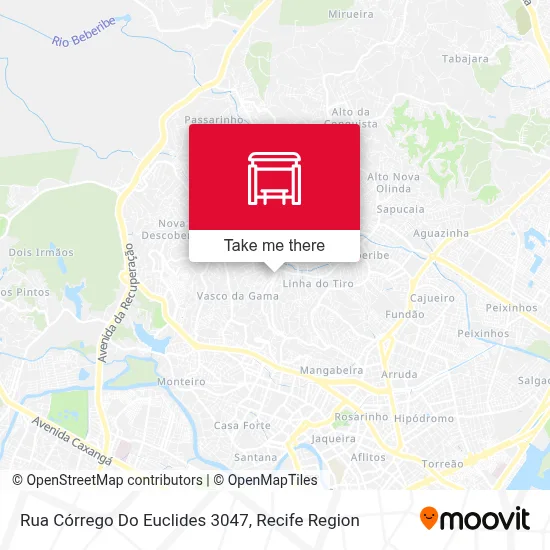 Rua Córrego Do Euclides 3047 map