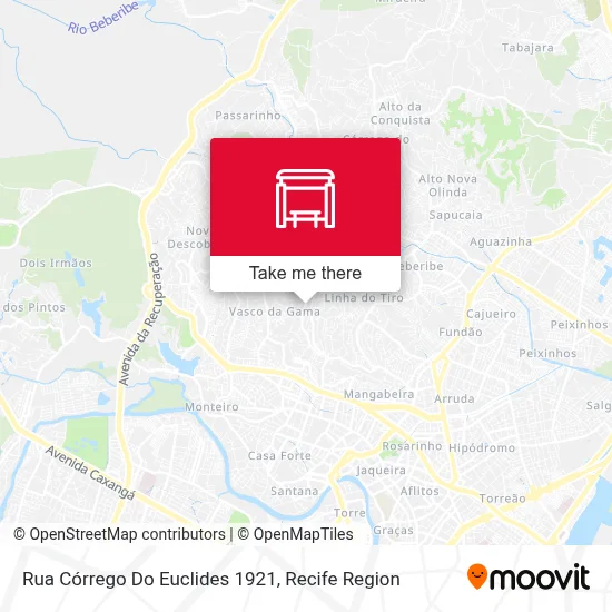 Rua Córrego Do Euclides 1921 map