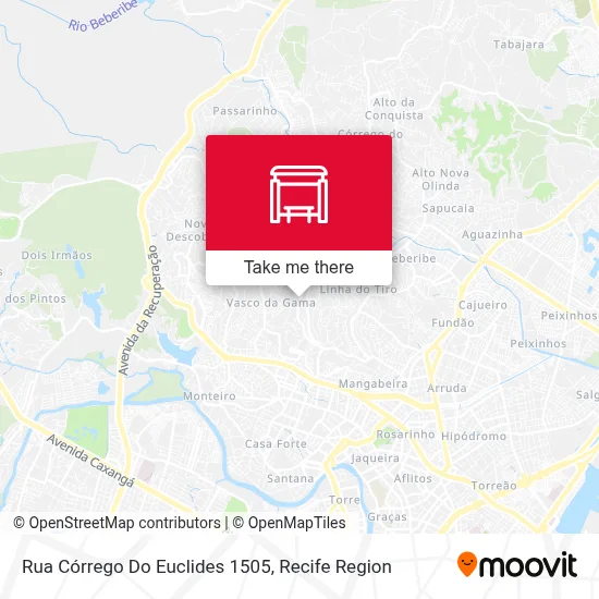 Rua Córrego Do Euclides 1505 map