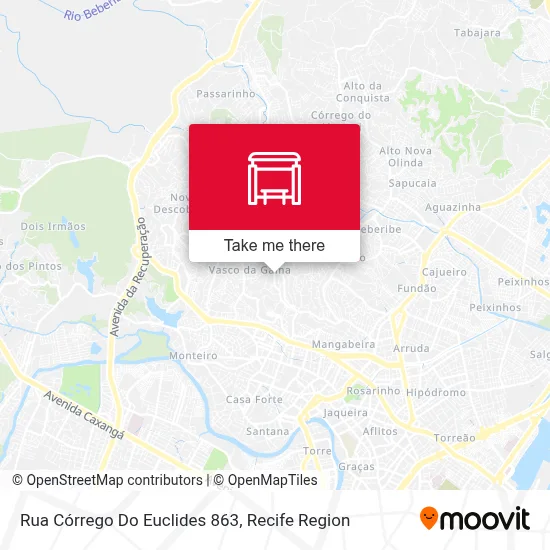 Rua Córrego Do Euclides 863 map