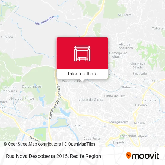 Rua Nova Descoberta 2015 map
