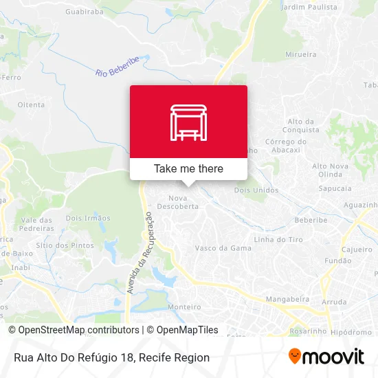 Rua Alto Do Refúgio 18 map