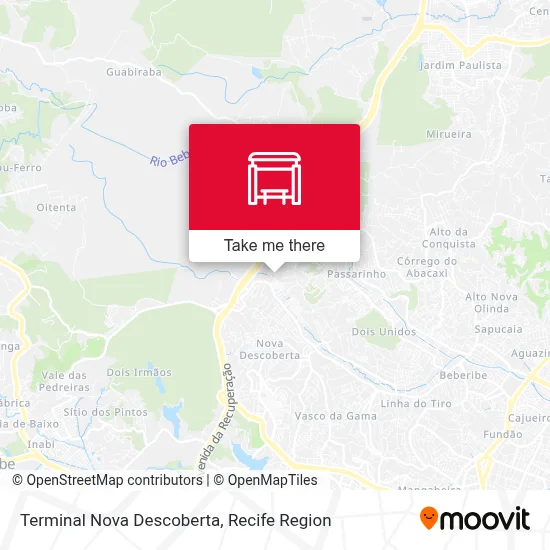 Terminal Nova Descoberta map