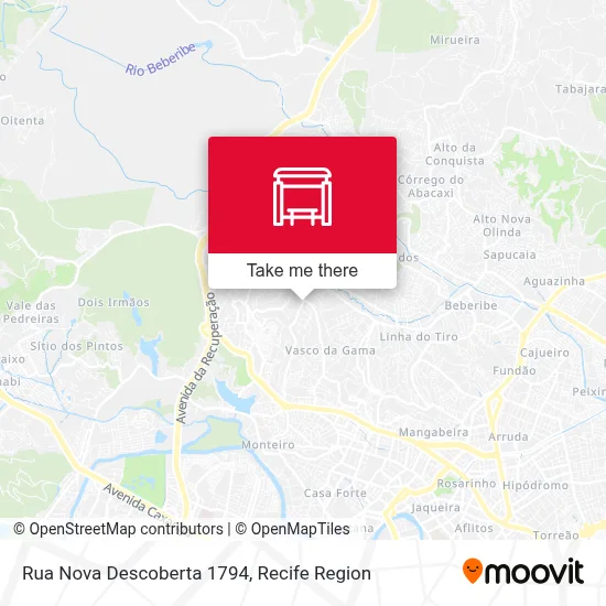 Rua Nova Descoberta 1794 map
