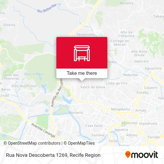Rua Nova Descoberta 1269 map
