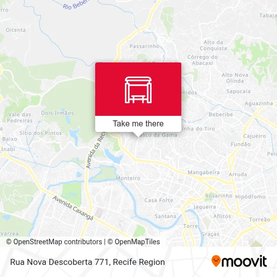 Rua Nova Descoberta 771 map