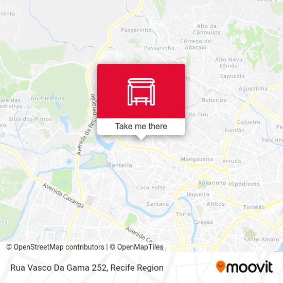 Rua Vasco Da Gama 252 map