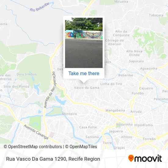 Rua Vasco Da Gama 1290 map