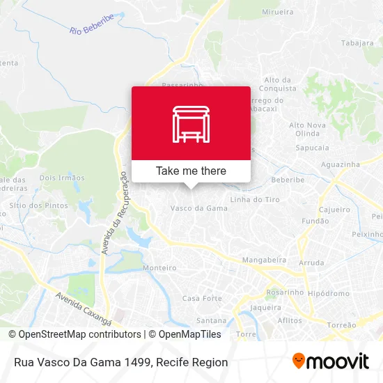Rua Vasco Da Gama 1499 map