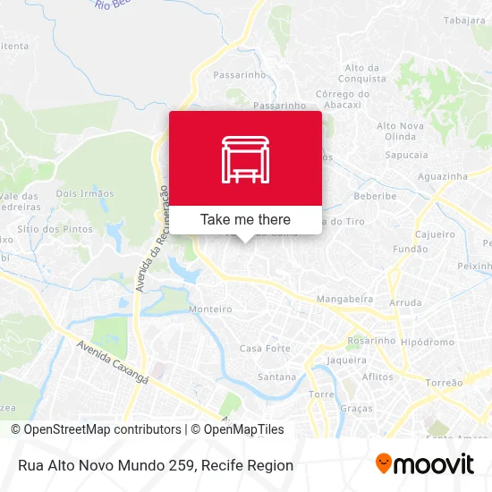 Rua Alto Novo Mundo 259 map