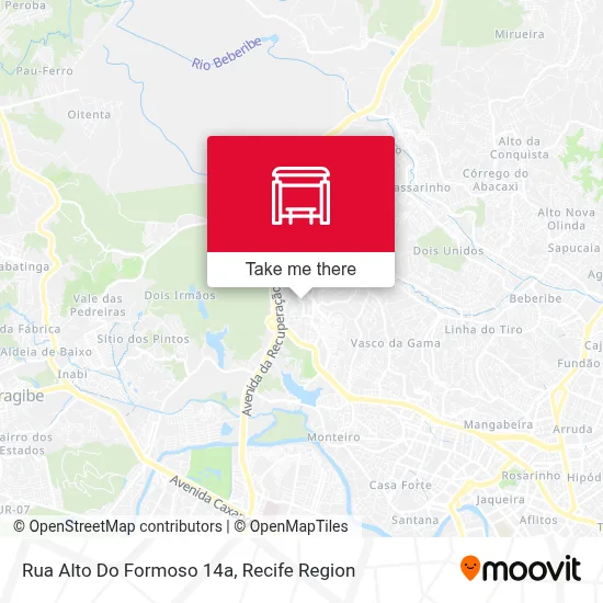 Rua Alto Do Formoso 14a map