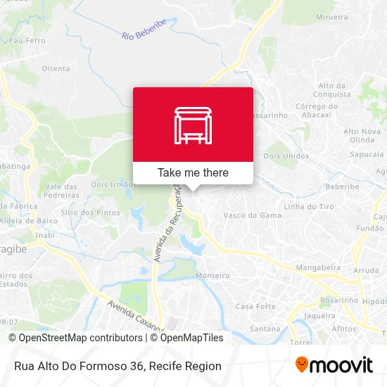 Rua Alto Do Formoso 36 map