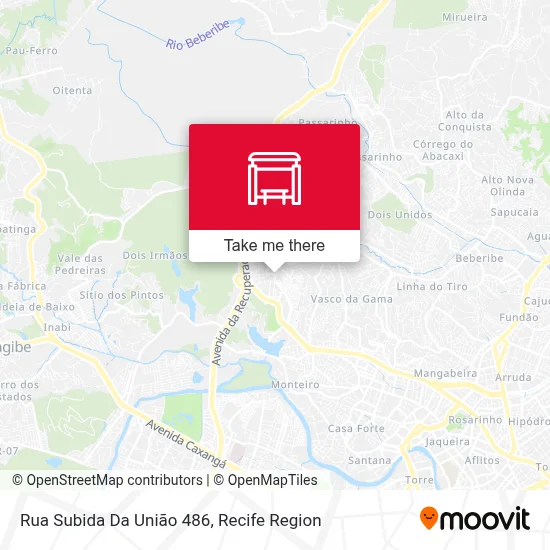 Rua Subida Da União 486 map