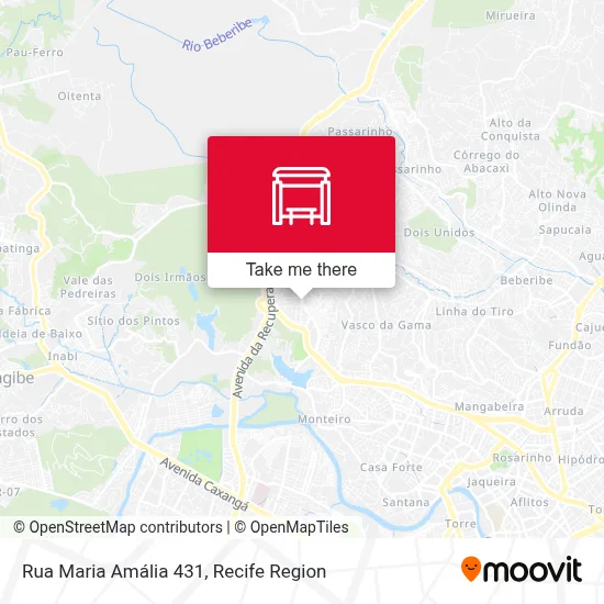 Rua Maria Amália 431 map