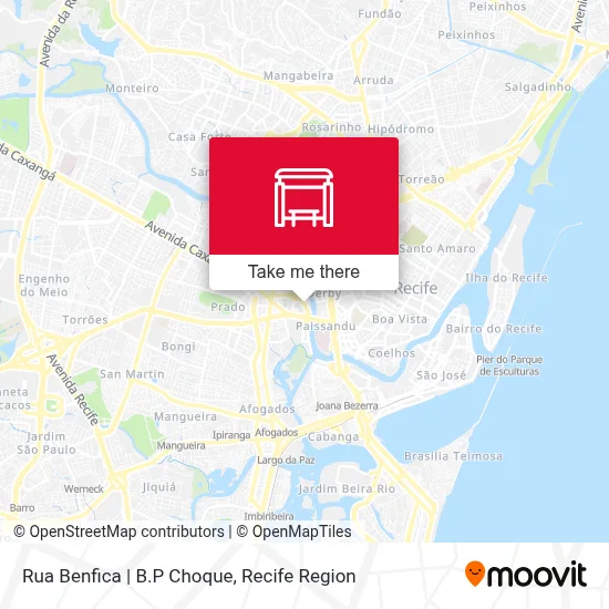 Rua Benfica | B.P Choque map