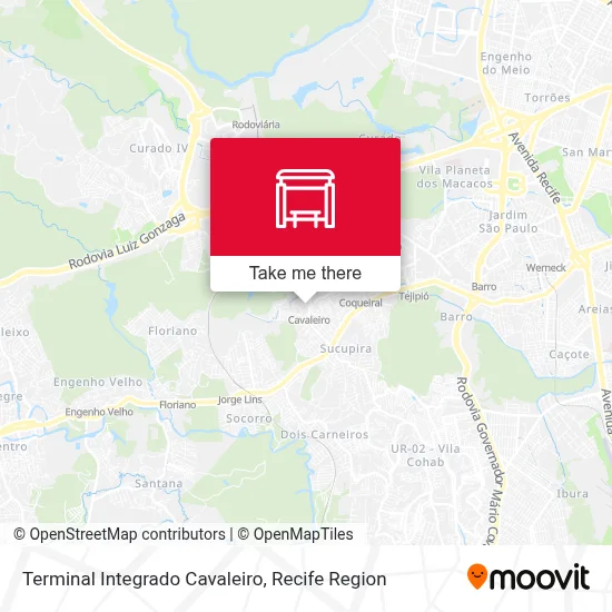 Terminal Integrado Cavaleiro map