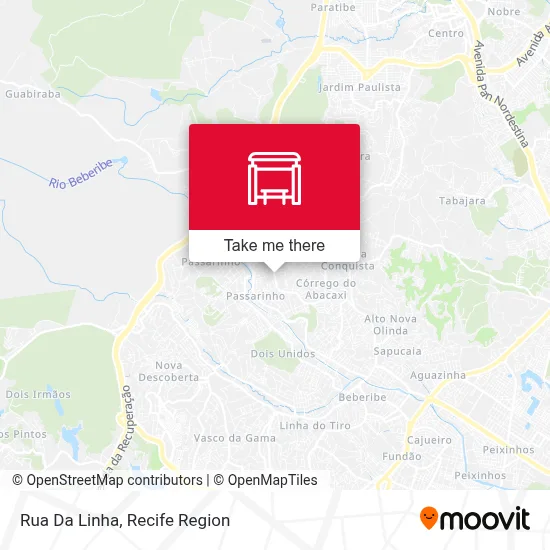 Rua Da Linha map