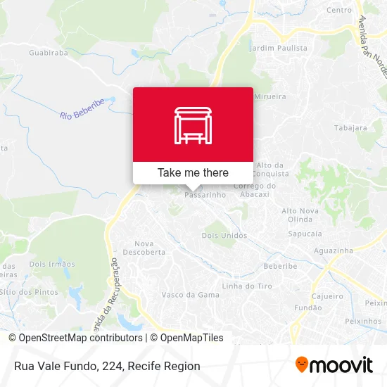 Rua Vale Fundo, 224 map