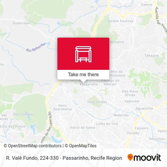 R. Valê Fundo, 224-330 - Passarinho map