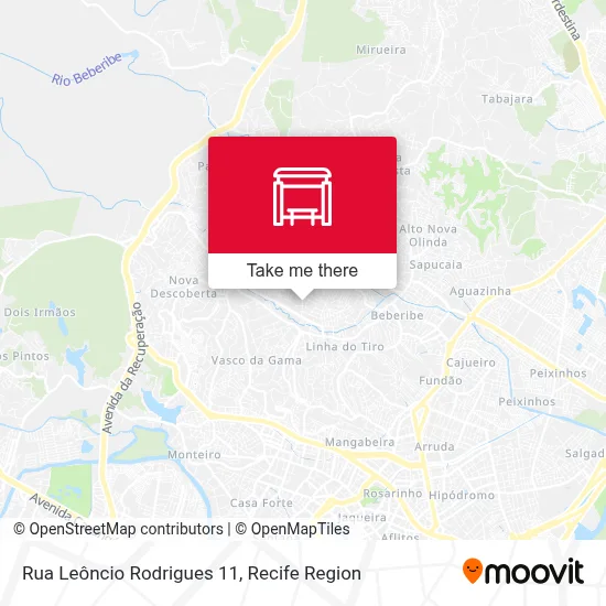 Rua Leôncio Rodrigues 11 map