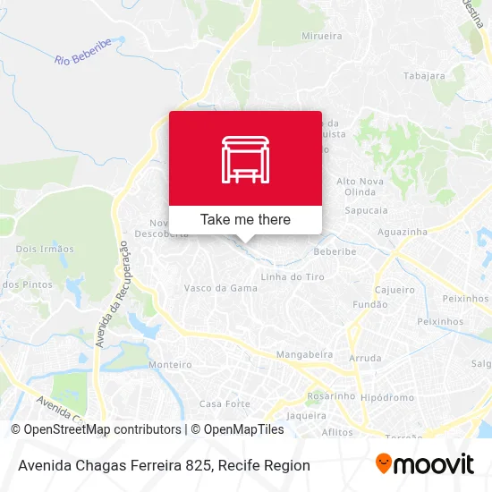 Avenida Chagas Ferreira 825 map