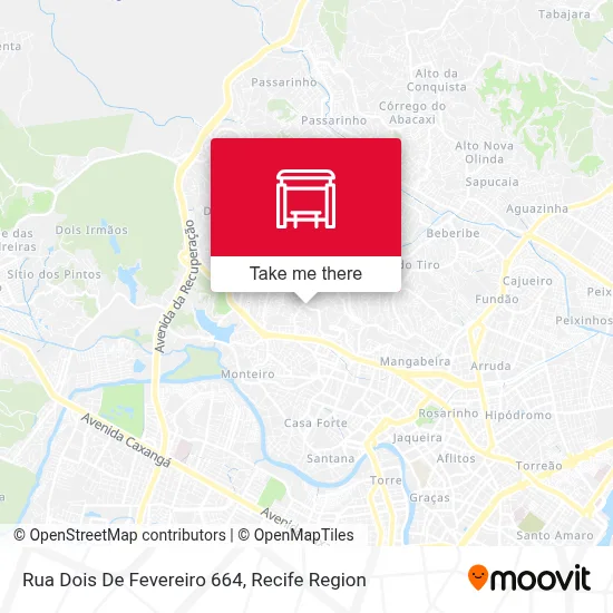 Rua Dois De Fevereiro 664 map