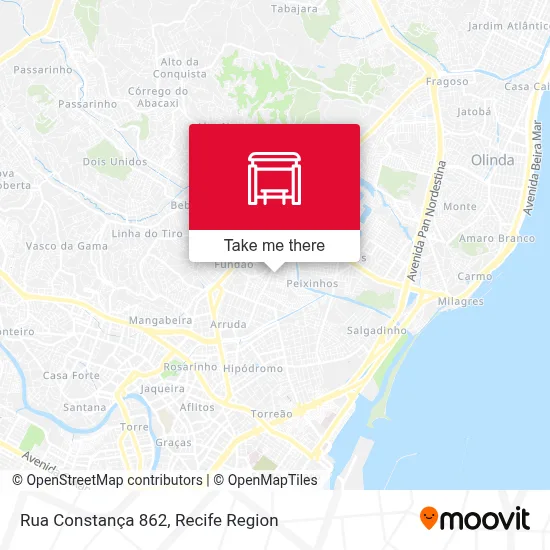 Rua Constança 862 map