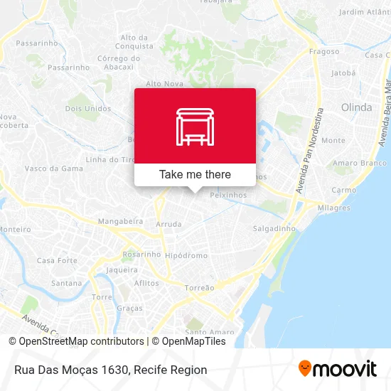 Rua Das Moças 1630 map