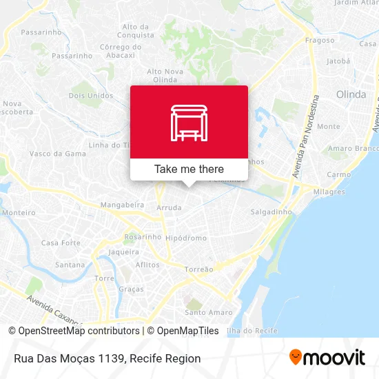 Rua Das Moças 1139 map