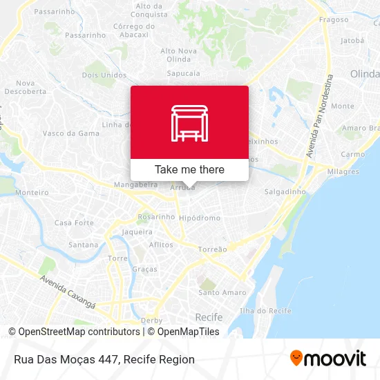 Rua Das Moças 447 map