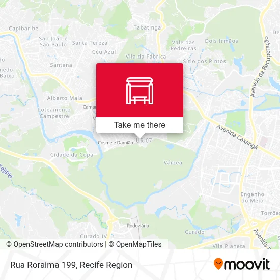 Rua Roraima 199 map