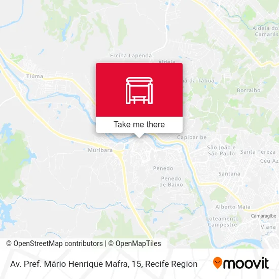 Av. Pref. Mário Henrique Mafra, 15 map