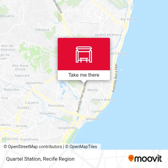 Quartel Station map