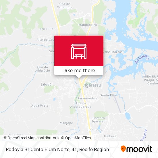 Rodovia Br Cento E Um Norte, 41 map
