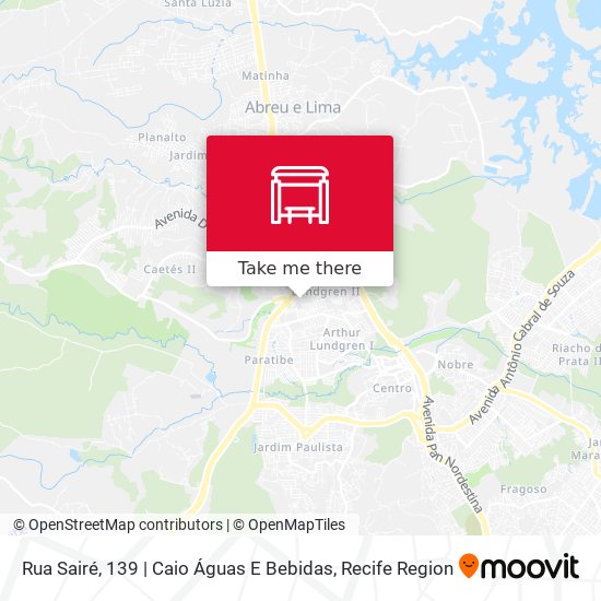 Rua Sairé, 139 | Caio Águas E Bebidas map
