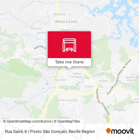 Rua Sairé, 6 | Posto São Gonçalo map